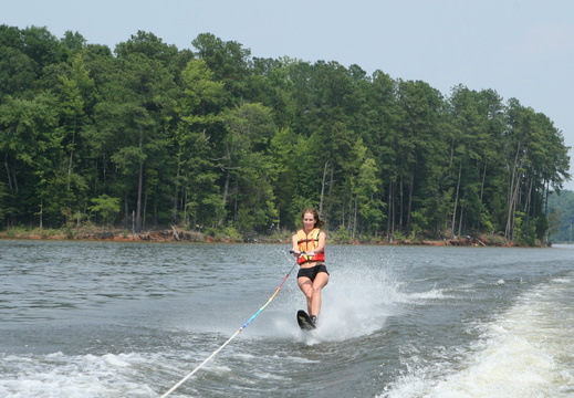 Brook water skiing