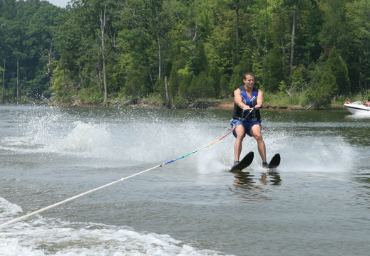 Steve Cerveny water skiing